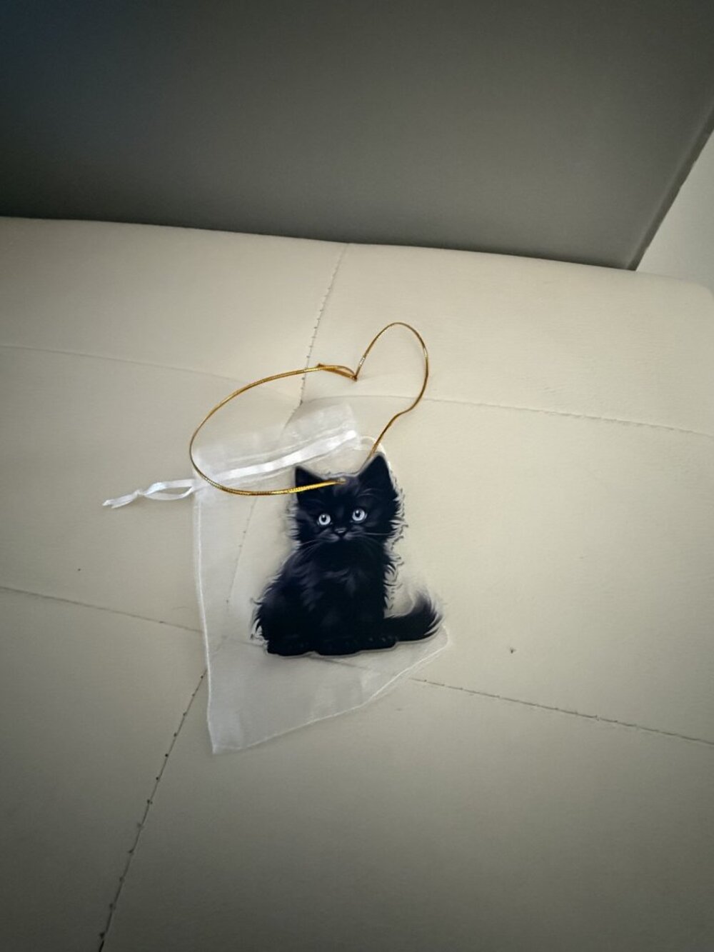 Amazon Black Maine Coon Christmas Tree Ornament